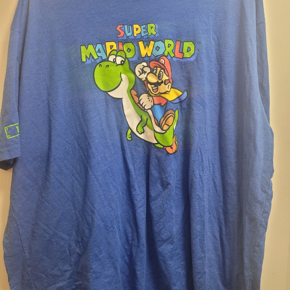 2 4XL SUPER MARIO BROTHERS 35TH ANNIVERSARY NINTENDO TSHIRTS NWOT. - Picture 3 of 14